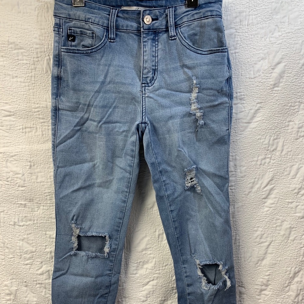 KanCan Juniors Distressed Skinny Jeans